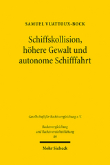 Schiffskollision, höhere Gewalt und autonome Schifffahrt - Samuel Vuattoux-Bock