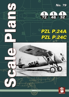 Scale Plans No. 79 PZL P.24A & PZL P.24C - MMP Books