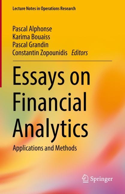 Essays on Financial Analytics - 