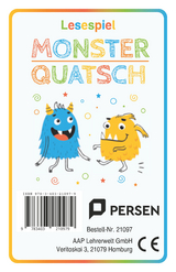 Lesespiel Monster-Quatsch - Janet Stadelmeier