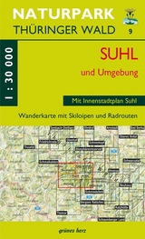 Wanderkarte Suhl und Umgebung - 