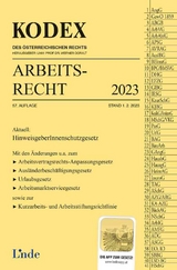 KODEX Arbeitsrecht 2023 - Stech, Edda; Ercher-Lederer, Gerda; Doralt, Werner