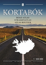 Iceland Road Atlas 1:300 000 Kortabok 2021-23 - comprehensive edition - Mal og Menning