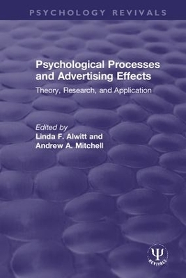 Psychological Processes and Advertising Effects - 