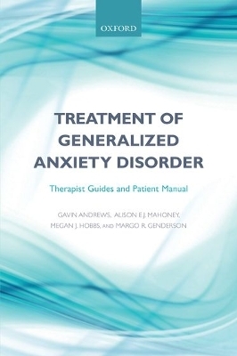 Treatment of generalized anxiety disorder - 