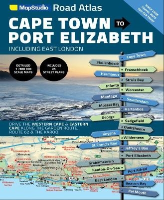 Road Atlas Cape Town to Port Elizabeth - MapStudio MapStudio