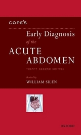 Cope's Early Diagnosis of the Acute Abdomen - Silen, William