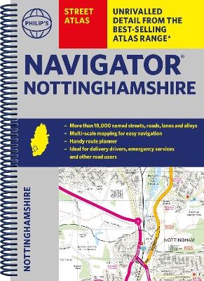 Philip's Navigator Street Atlas Nottinghamshire -  Philip's Maps