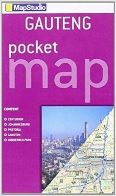 Gauteng pocket map GPS r/v (r) ms