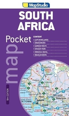 Pocket map South Africa -  Map Studio