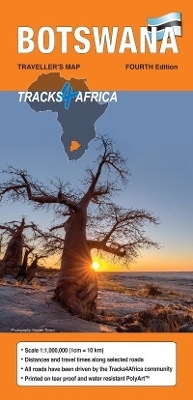 Botswana Traveller Map - Tracks4Africa Tracks4Africa