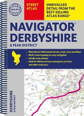 Philip's Navigator Street Atlas Derbyshire and the Peak District -  Philip's Maps