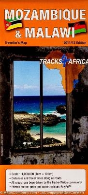 Mozambique/Malawi Traveller Map - Tracks4Africa Tracks4Africa