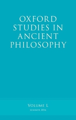 Oxford Studies in Ancient Philosophy, Volume 50 - 