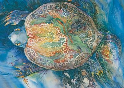 Turtle Mother -  Amber Lotus