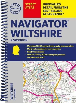 Philip's Navigator Street Atlas Wiltshire and Swindon -  Philip's Maps