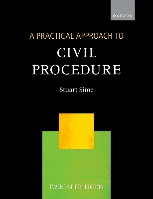 A Practical Approach to Civil Procedure - Stuart Sime