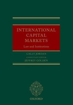 International Capital Markets - Cally Jordan