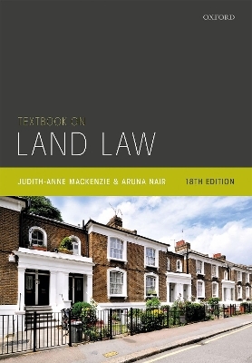 Textbook on Land Law - Judith-Anne MacKenzie, ARUNA NAIR