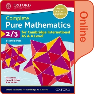 Pure Mathematics 2 & 3 for Cambridge International AS & A Level - Jean Linsky, Brian Western, James Nicholson