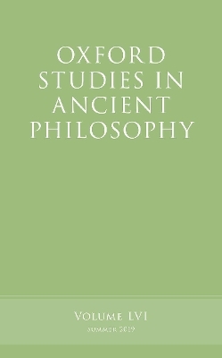 Oxford Studies in Ancient Philosophy, Volume 56 - 