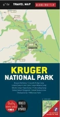 Globetrotter travel map Kruger National Park - Map Studio Map Studio