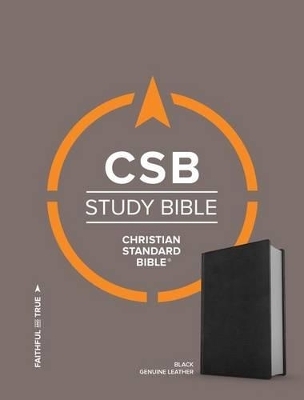 CSB Study Bible, Brown Genuine Leather - CSB Bibles by Holman CSB Bibles by Holman