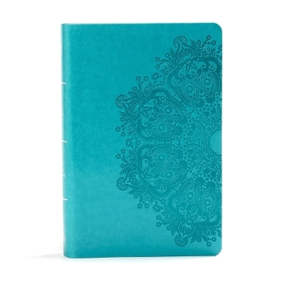 KJV Large Print Personal Size Reference Bible, Teal Leathertouch - 