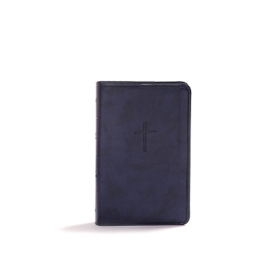 KJV Compact Bible, Navy LeatherTouch, Value Edition - Holman Bible Publishers