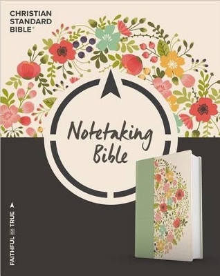 CSB Notetaking Bible, Sage Cloth Over Board - CSB Bibles by Holman CSB Bibles by Holman