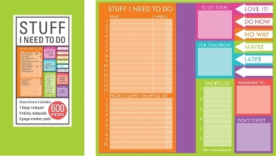 Book of Sticky Notes: Stuff I Need to Do - Brights -  New Seasons,  Publications International Ltd