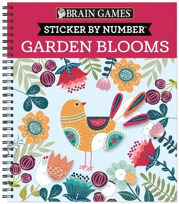 Brain Games - Sticker by Number: Garden Blooms -  Publications International Ltd,  New Seasons,  Brain Games