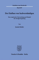 Der Einfluss von Sachverständigen. - Jasmin Roider