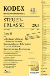 KODEX Steuer-Erlässe 2023, Band II - Elisabeth Titz-Frühmann