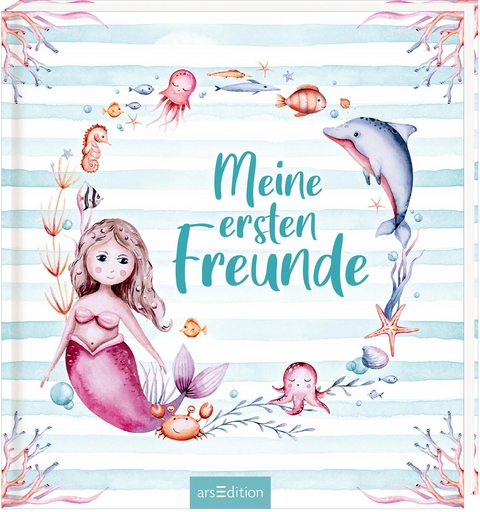 Meine ersten Freunde – Meerjungfrauen (Aquarell-Optik)