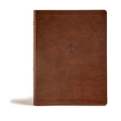 CSB Life Connections Study Bible, Brown LeatherTouch - Lyman Coleman