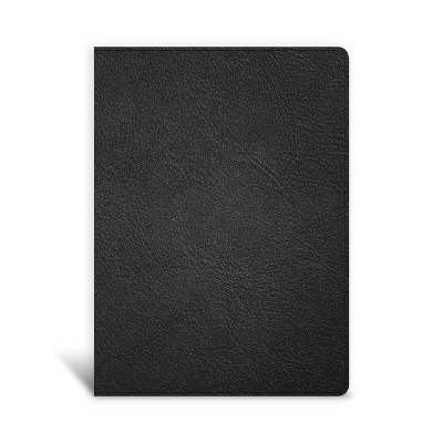 KJV Single-Column Wide-Margin Bible, Black Goatskin