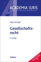 Gesellschaftsrecht - Saenger, Ingo