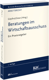 Beratungen im Wirtschaftsausschuss - Göpfert, Burkard; Giese, Katja