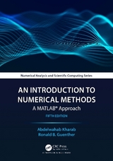 An Introduction to Numerical Methods - Kharab, Abdelwahab; Guenther, Ronald