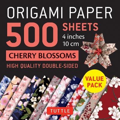 Origami Paper 500 sheets Cherry Blossoms 4" (10 cm) - 