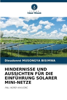 Hindernisse Und Aussichten Für Die Einführung Solarer Mini-Netze - Dieudonné MUSONGYA BISIMWA