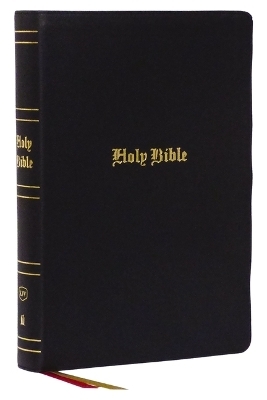 KJV Holy Bible: Super Giant Print with 43,000 Cross References, Black Genuine Leather, Red Letter, Comfort Print (Thumb Indexed): King James Version -  Thomas Nelson