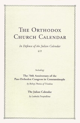 The Orthodox Church Calendar - Photius of Triaditsa, Ludmilla Perepiolkina