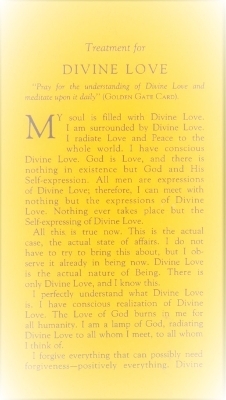 Treatment for Divine Love - Emmet Fox