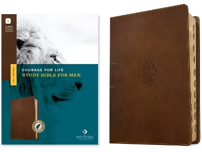 NLT Courage for Life Study Bible for Men, Filament Edition -  Courage For Life
