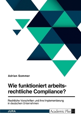 Wie funktioniert arbeitsrechtliche Compliance? Rechtliche Vorschriften und ihre Implementierung in deutschen Unternehmen - Adrian Sommer