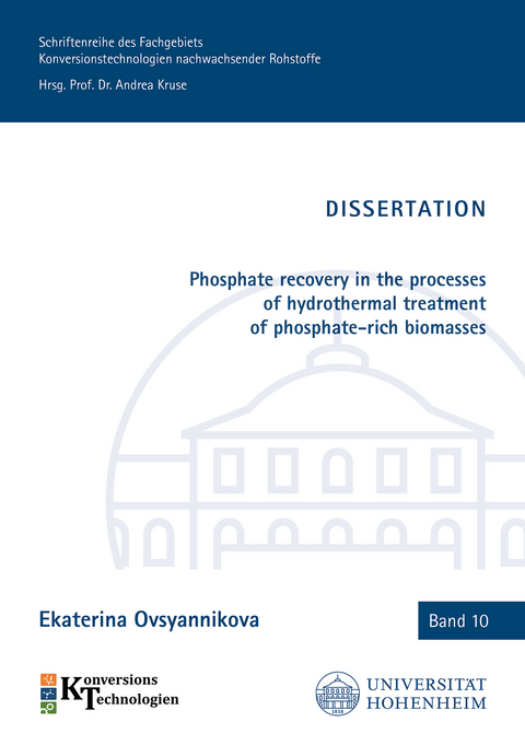 Phosphate recovery in the processes of hydrothermal treatment of phosphate-rich biomasses - Ekaterina Ovsyannikova