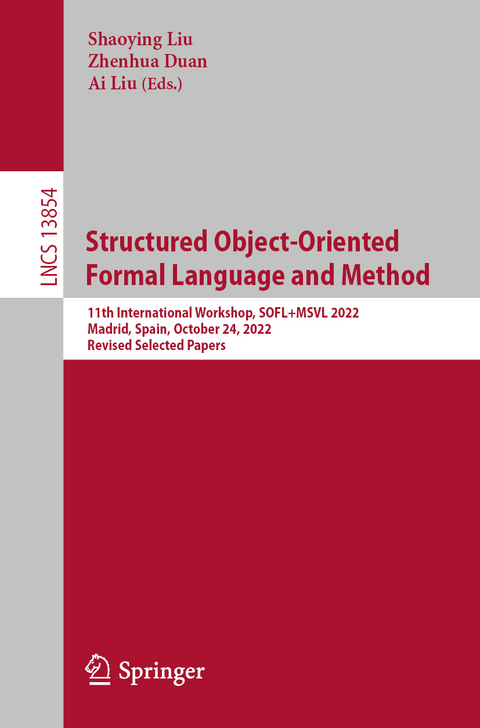 Structured Object-Oriented Formal Language and Method - 