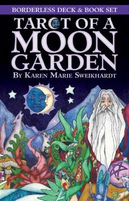 Borderless Tarot Of A Moon Garden Deck Book Set - Karen Marie Sweikhardt